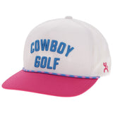 Hooey Cowboy Golf - White/Pink/Blue