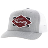 Hooey - Diamond Grey/White 6 Panel Trucker