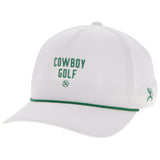 Hooey Cowboy Golf Cap - Augusta (White)