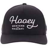 Hooey OG Cap - Black/ White Stitching