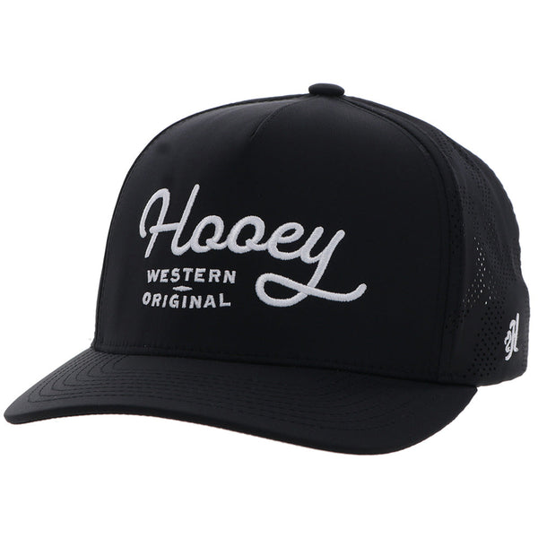 Hooey OG Cap - Black/ White Stitching