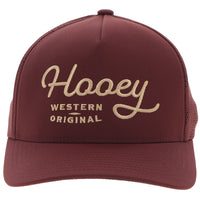 Hooey OG Cap - Maroon/Gold Stitching