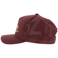 Hooey OG Cap - Maroon/Gold Stitching