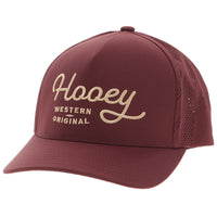 Hooey OG Cap - Maroon/Gold Stitching