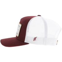 Hooey - Rank Stock Maroon/White
