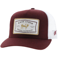Hooey - Rank Stock Maroon/White