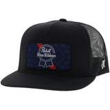 Hooey - Pabst Blue Ribbon Black Patch Cap