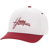 Hooey Cap - Mark Out White/Maroon