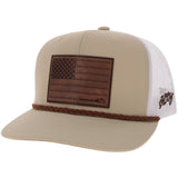 Hooey Cap - Mark Out Leather Flag