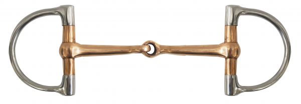 Copper Mouth D Ring Snaffle Bit