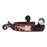 Short Shank Copper Crystal Spur - Medium Cup
