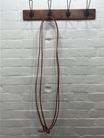 7" X 5/8" Smooth Leather Split Reins