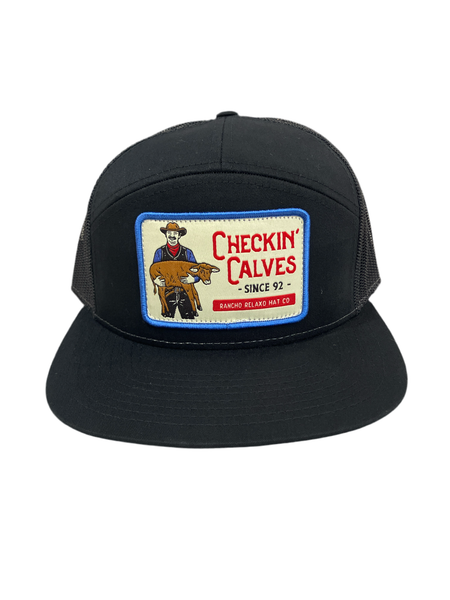 Rancho Relaxo Hat Co - 7P Checkin' Calves Black
