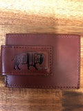 Red Dirt Hat Co Card Case - Floral Embossed With Aztec
