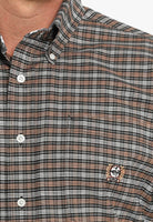 Cinch Men's Western Shirt - Neutral Plaid (MTW1242002)