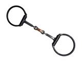 Dutton "43" D-Ring Snaffle Bit - Three Piece Dog Bone (43-19)