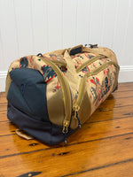 Hooey Competitor Duffle Bag - Tan/Navy Aztec