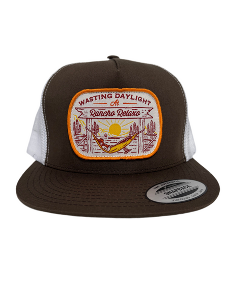 Rancho Relaxo Hat Co - 6006 Wasting Daylight Brown/White