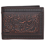 Justin Bifold Wallet - Tooled With Embossed Edge