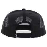 Hooey Punchy Cap - Black w/White & Yellow Patch