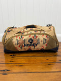 Hooey Competitor Duffle Bag - Tan/Navy Aztec