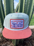 Rancho Relaxo Hat Co - 256 Show Biz Seafoam/Salmon