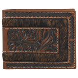 Justin Bifold Wallet - Tooled Cowhide