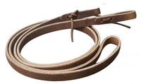 Leather Roping Reins With Loop Ends