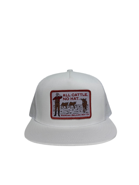 Rancho Relaxo Hat Co - 6006 All Cattle White
