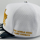 Cowboy Revolution Cap - Atakapa Flatline - Nola White