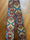 Nylon Latigo Set - Turquoise & Mustard Aztec