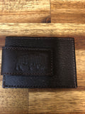 Red Dirt Hat Co Card Case - Brown With Ivory Underlay