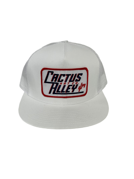 Cactus Alley Hat Co - Retro White/Red