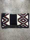 Ortho Equine Contoured Saddle Blanket - Brown/Cream/Burnt Orange