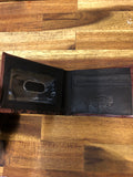 Red Dirt Hat Co Wallet - Floral Embossed Overlay