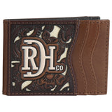 Red Dirt Hat Co Bifold Card Case - Tooled With Ivory Inlay