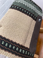 Ortho Equine Saddle Blanket - Bar 8 Light Brown & Sage