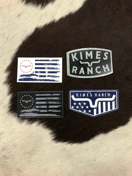 Kimes Ranch Sticker 4 Pack (3)