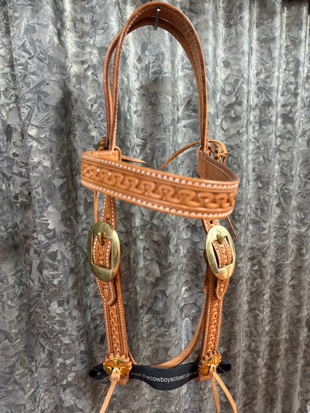 Heavy Duty Leather Browband Headstall