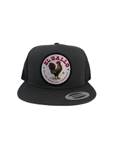Silver Spur Hat Co - El Gallo Black/Charcoal Trucker Cap