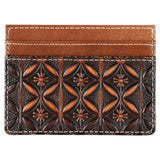 Justin Slim Card Wallet - Embossed