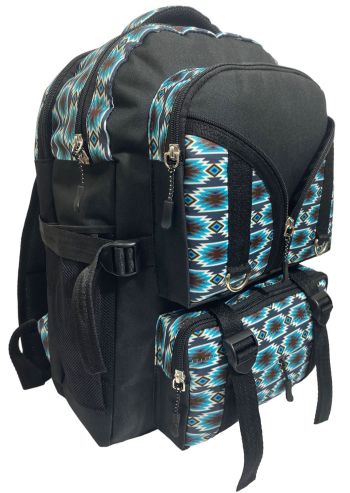 Tactical Backpack - Blue Aztec