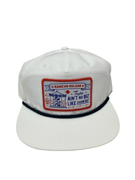 Rancho Relaxo Hat Co - 256 Show Biz White/Black