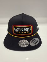 Hooey - Cactus Ropes Black/Yellow 5-Panel Trucker