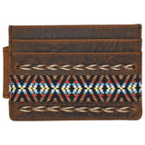 Justin Slim Card Wallet - Horse Hair