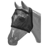 Fleece Lined Fly Mask - Black