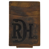Red Dirt Hat Co Card Case - Distressed Leather