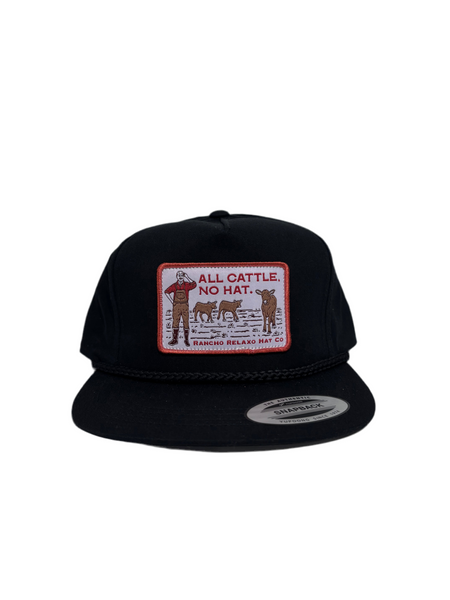 Rancho Relaxo Hat Co - 6002 All Cattle Black