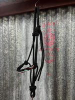 Tack - Multi Colour Beaded Rope Halter (TCC16366)