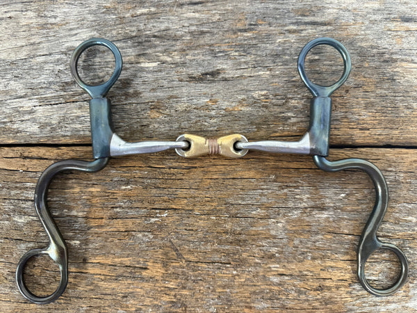 Dutton "A" Short Cavalry Bit - Three Piece Dogbone (A-19)